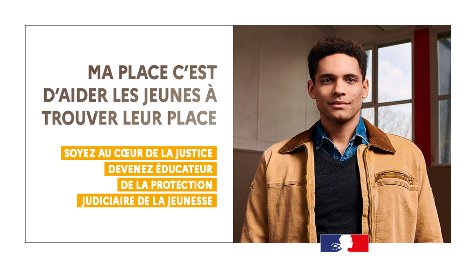 Le ministère de la Justice recrute par voie de concours des éducateurs de la Protection judiciaire de la jeunesse. Les inscriptions sont ouvertes jusqu’au 1er avril 2021. Les lauréats suivront une formation statutaire de 18 mois à l’École nationale de protection judiciaire de la jeunesse (ENPJJ) à compter de mars 2022. Le ministère de la Justice recrute par voie de concours des éducateurs de la Protection judiciaire de la jeunesse. Les inscriptions sont ouvertes jusqu’au 1er avril 2021. Les lauréats suivront une formation statutaire de 18 mois à l’École nationale de protection judiciaire de la jeunesse (ENPJJ) à compter de mars 2022.