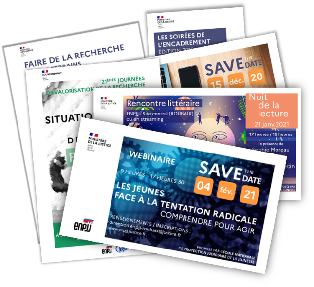 L’École nationale de protection judiciaire de la jeunesse multiplie les événements scientifiques, pédagogiques et culturels à suivre à distance. L’École nationale de protection judiciaire de la jeunesse multiplie les événements scientifiques, pédagogiques et culturels à suivre à distance.
