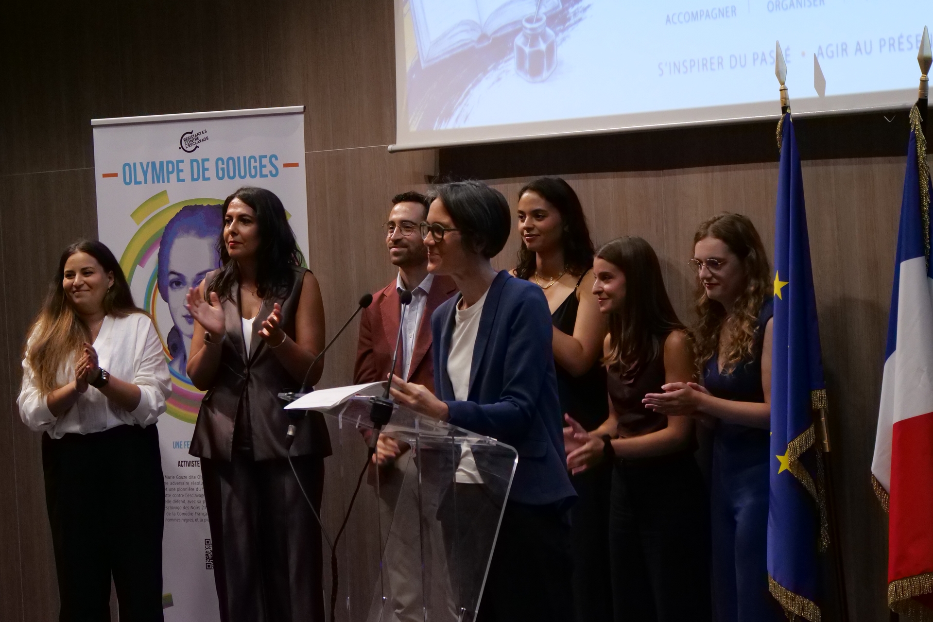 « Ne jamais renoncer à croire en la capacité d’évolution des jeunes que nous accompagnons, même lorsque leurs parcours sont heurtés, même lorsque les réponses sont difficiles à construire », a rappelé Marie Léon, directrice adjointe de la Protection judiciaire de la jeunesse, en leur rappelant les responsabilités qui sont désormais les leurs, au regard du choix de leur filiation.