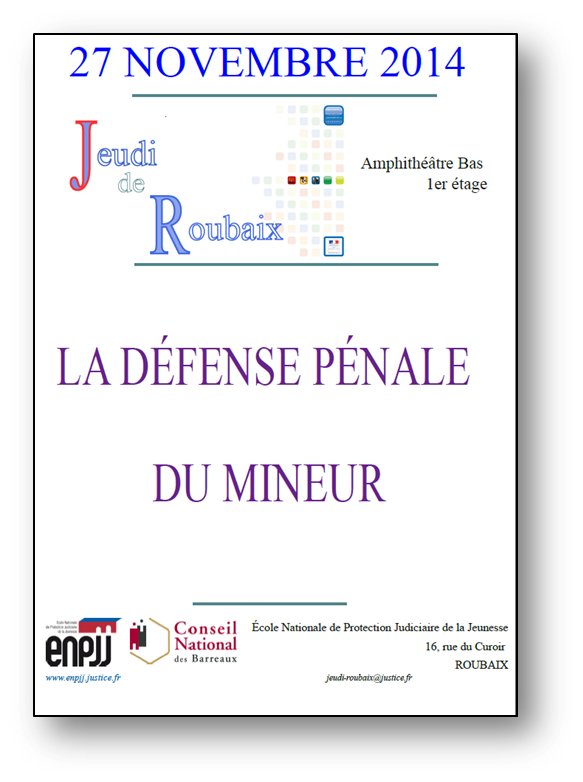 Affiche du Jeudi de Roubaix de novembre 2014
