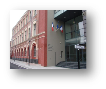 Façace extérieure de l'Ecole nationale de protection judiciaire de la jeunesse (ENPJJ)