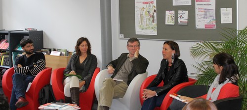 Photo prise lors de la présentation du 63ème numéro de la revue professionnelle Les Cahiers dynamiques