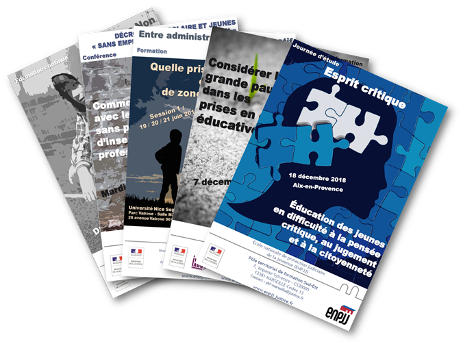 Tout au long de l’année, l’ENPJJ propose des actions de formation à destination des professionnels de la protection de l’enfance et plus largement des acteurs de la jeunesse en difficulté. 